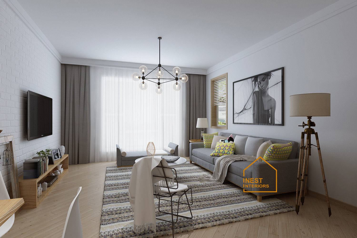 Thiết kế nội thất căn hộ chung cư Sunshines garden